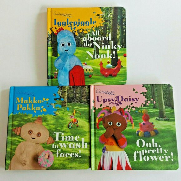 IN THE NIGHT GARDEN Collection BBC IGGLE UPSY MAKKA Ninky Nonk Train Set +figure - Picture 2 of 15